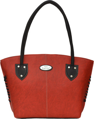 F&D Women Red, Black Shoulder Bag