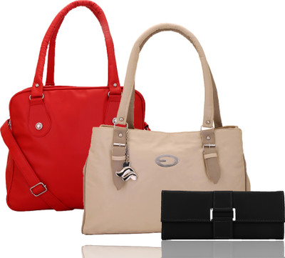 

Lady bar Hand-held Bag(Beige)