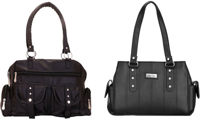 

Lady bar Shoulder Bag(Black)