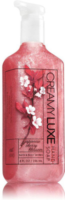 

Bath & Body Works Creamy Luxe Hand Soap, Japanese Cherry Blossom - 236ml (8oz)(236 ml, Pump Dispenser)