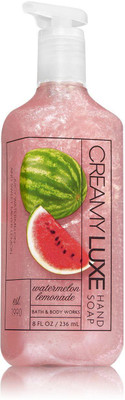 

Bath & Body Works Creamy Luxe Hand Soap, Watermelon Lemonade - 236ml (8oz)(236 ml, Pump Dispenser)