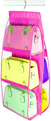 Atorakushon Atorakushon® 6 Pocket Large Clear Purse Handbag Hanging Storage Bag/ Organizer /Closet Tidy Closet Organizer Wardrobe/ Rack Hangers Holder For Fashion Handbag Purse Storage Pouch Pink Closet Organizer Atorakushon Atorakushon® 6 Pocket Large Clear Purse Handbag Hanging Storage Bag/ Organizer /Closet Tidy Closet Organizer Wardrobe/ Rack Hangers Holder For Fashion Handbag Purse Storage Pouch Pink Closet Organizer
