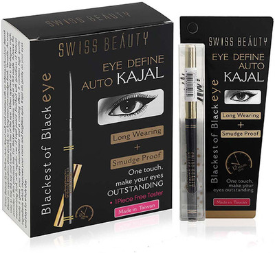 

Swiss Beauty EYE DEFINE AUTO KAJAL(BLACK)