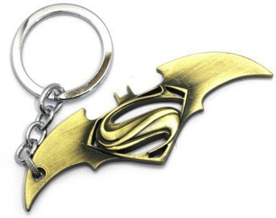 

Insasta Crystal leaves Batman vs Superman keychain logo Key Chain