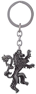 

Insasta Superhero Collection Silver Game Of Thrones Lannister Keychain Game of Thrones House Lannister Lion Keychain (Silver) Key Chain
