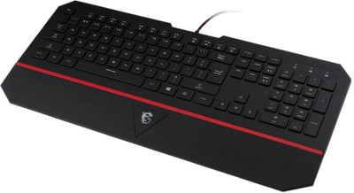 

MSI INTERCEPTOR DS4100 7 Colours Backlit Gaming Keyboard Wired USB Gaming Keyboard(Black)