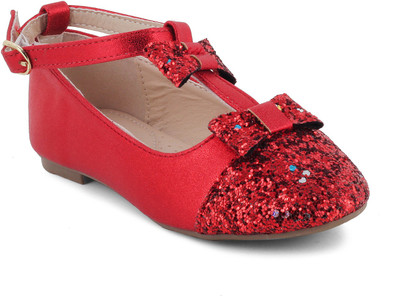 

KITTENS Girls Strap Ballerinas(Red