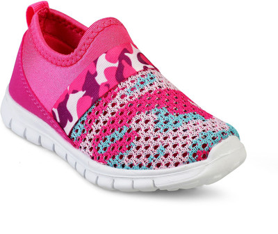 

KITTENS Girls Slip on Sneakers(Pink, Fuschia