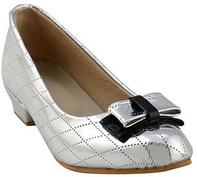 

My Soul Girls Slip on Ballerinas(Silver