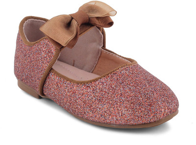 

KITTENS Girls Slip on Ballerinas(Brown, Bronze