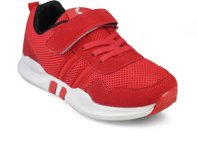 

KITTENS Boys Velcro Running Shoes(Red