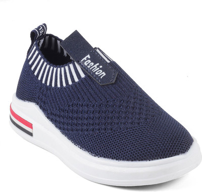 

KITTENS Boys Slip on Sneakers(Blue, D-blue