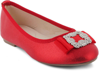

KITTENS Girls Slip on Ballerinas(Red