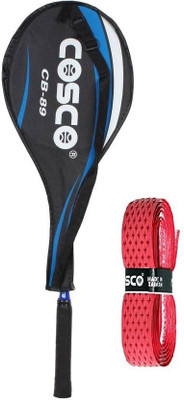 

Cosco Combo of Two- one 'CB 89' Badminton racket and one 'Extra Life' Badminton Grip (Color On Availability)- Badminton Kit