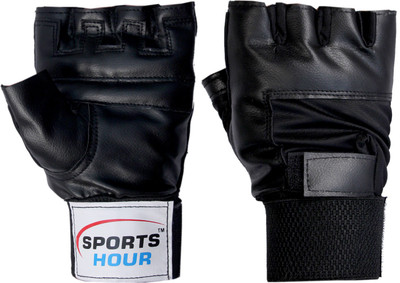 

Sportshour fit Gym & Fitness Gloves (, Black