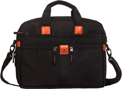 

Wildmount 14 inch Laptop Messenger Bag(Black, Tan)