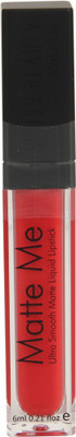 Matte Me Ultra Smooth Matte Liquid Lipstick(6 ml, Merry red)