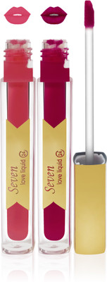 

Seven 7 seas cosmetics makeup 24 h long lasting love matte liquid lipstick kiss proff non transfer color(falsa,d pink, 16 ml)