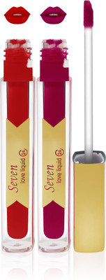 

Seven 7 seas cosmetics makeup 24 h long lasting love matte liquid lipstick kiss proff non transfer color(falsa,red, 16 ml)