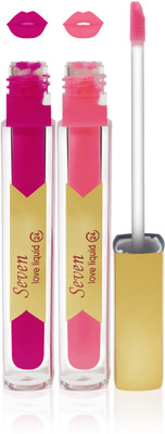

Seven 7 seas cosmetics makeup 24 h long lasting love matte liquid lipstick kiss proff non transfer color(l pink,purple, 16 ml)