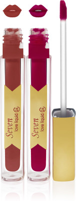 

Seven 7 seas cosmetics makeup 24 h long lasting love matte liquid lipstick kiss proff non transfer color(falsa,d brown, 16 ml)