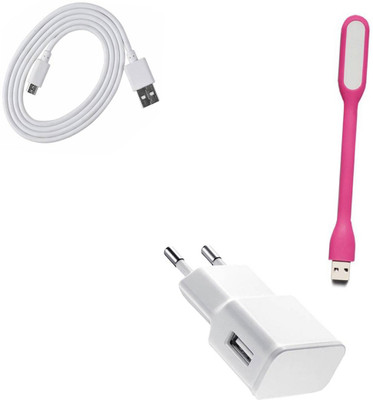 DAKRON Wall Charger Accessory Combo for Swipe Elite VR(White)
