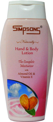 

Simpsons Hand & Body Lotion with Almond oil.(250 ml)