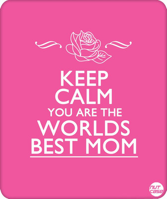

Nutcase Keep Kalm Best mom Mousepad(Multicolor)