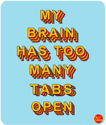 

Nutcase My Brain Has Too many Mousepad(Multicolor)