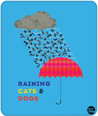 

Nutcase Raining Cats And Dogs Mousepad(Multicolor)