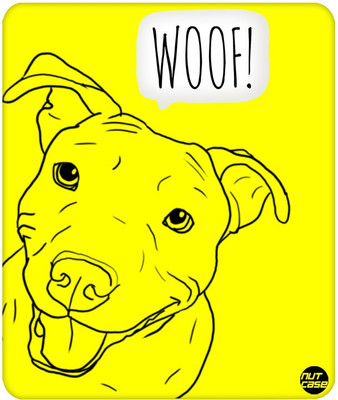 

Nutcase Dog Yellow Mousepad(Multicolor)