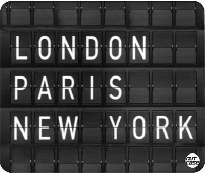 

Nutcase London Paris New York Mousepad(Multicolor)
