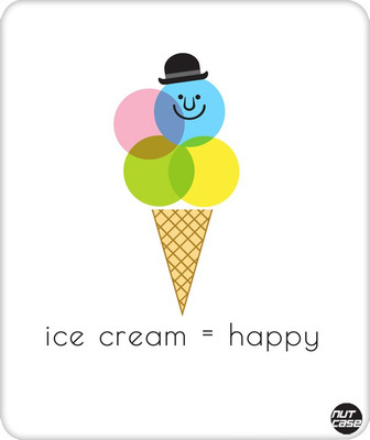 

Nutcase Happy Ice Cream Mousepad(Multicolor)