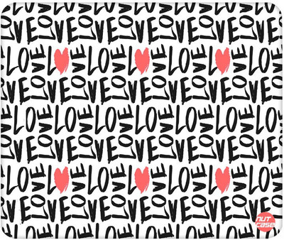

Nutcase Love Pattern Mousepad(Multicolor)