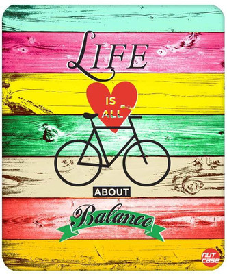

Nutcase Life Is All About Balance Mousepad(Multicolor)