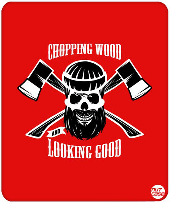 

Nutcase Chopping Wood Mousepad(Multicolor)
