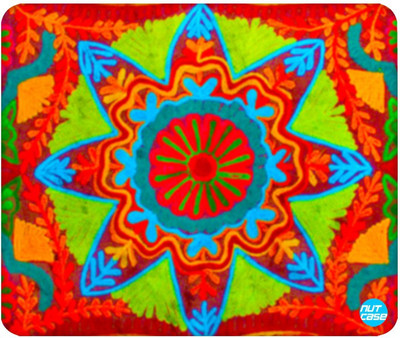 

Nutcase Indian Fabric Mousepad(Multicolor)