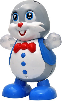 

Variety Gift Centre Dancing Rabit with Music Flashing Lights and Real Dancing Action(Multicolor)