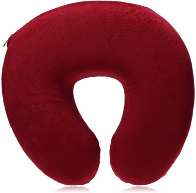 

House of Quirk U Shape Foam Neck Pillow(Maroon)