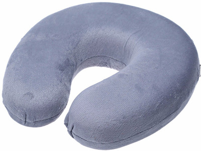 

House of Quirk U Shape Foam Neck Pillow(Grey)