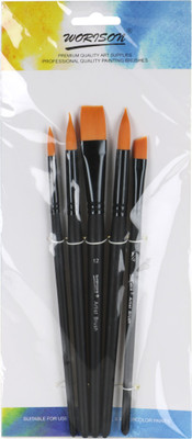 

Kabeer Art Oval Paint Brushes(Set of 1, Black)