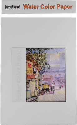 

Vardhman Water Color Handmade Paper unruled 21 x 30 cm, ( A4 SIZE ) Watercolor Paper(Set of 1, White)