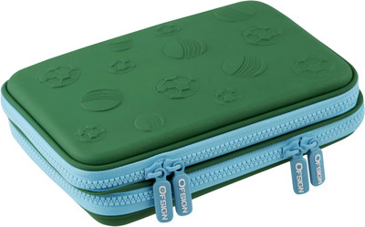 

Ofsign Multipurpose Sports Ball Art Canvas Pencil Box(Set of 1, Green)