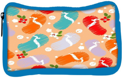 

Snoogg Eco Friendly Canvas Abstract Summer Background Student Pen Pencil Case Coin Purse Pouch Cosmetic Makeup Bag (BLUE) Pouch(Multicolor)