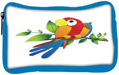 

Snoogg Eco Friendly Canvas Parrot On Branch Illustration Student Pen Pencil Case Coin Purse Pouch Cosmetic Makeup Bag (BLUE) Pouch(Multicolor)