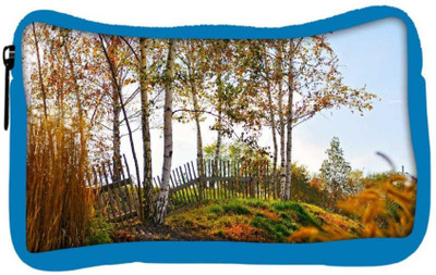 

Snoogg Eco Friendly Canvas Sunshine Forest Designer Student Pen Pencil Case Coin Purse Pouch Cosmetic Makeup Bag (BLUE) Pouch(Multicolor)