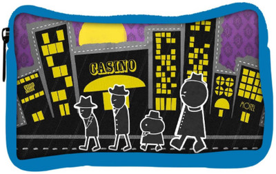 

Snoogg Eco Friendly Canvas Walking In Front Of The Casino 2728 Student Pen Pencil Case Coin Purse Pouch Cosmetic Makeup Bag (BLUE) Pouch(Multicolor)