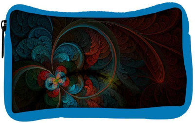 

Snoogg Eco Friendly Canvas Multicolor Abstract Design Designer Student Pen Pencil Case Coin Purse Pouch Cosmetic Makeup Bag (BLUE) Pouch(Multicolor)