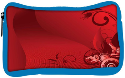 

Snoogg Eco Friendly Canvas Floral Background Student Pen Pencil Case Coin Purse Pouch Cosmetic Makeup Bag (BLUE) Pouch(Multicolor)