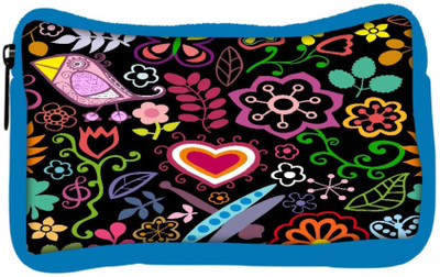 

Snoogg Eco Friendly Canvas Colorful Floral Seamless Pattern In Cartoon Style Seamless Pattern Student Pen Pencil Case Coin Purse Pouch Cosmetic Makeup Bag (BLUE) Pouch(Multicolor)